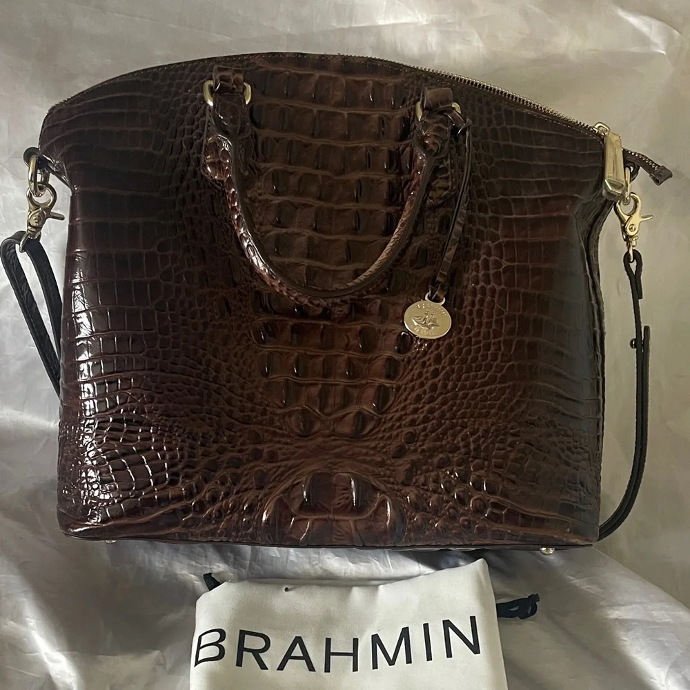 Brahmin Large Duxbury Satchel & Ady Wallet Combo - Picture 2 of 10